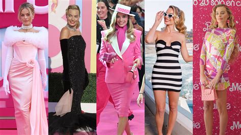 margot robbie Barbie outfits